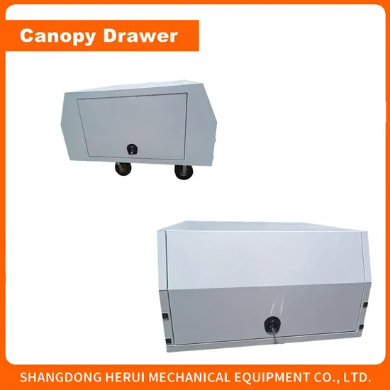 Boîte à outils de camion à couvercle supérieur en aluminium